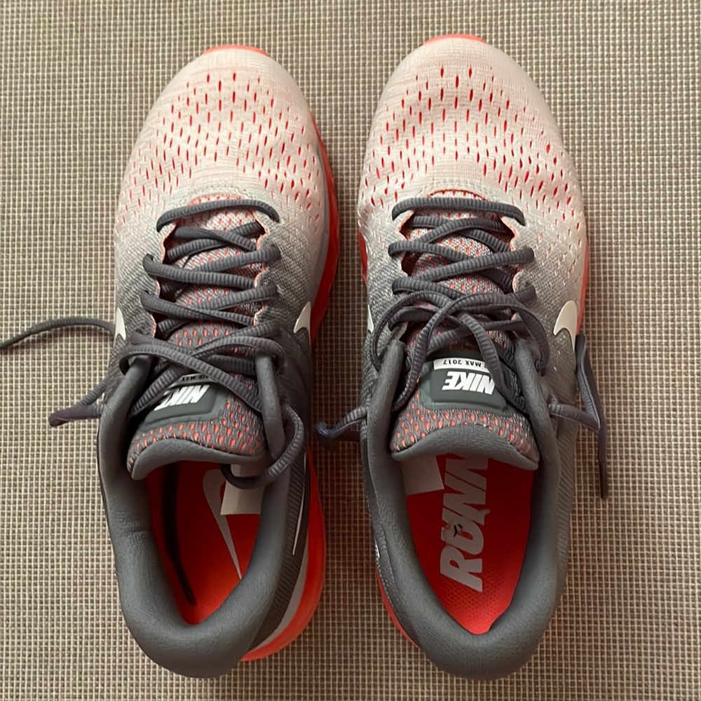 Nike Air Max 2017 Platinum Pink White womens size 8
